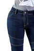 Pantalon Black Label Biker Sturgis Mujer Azul